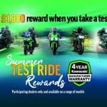 Kawasaki Uk Announces “summer Test Ride Rewards” Promotion