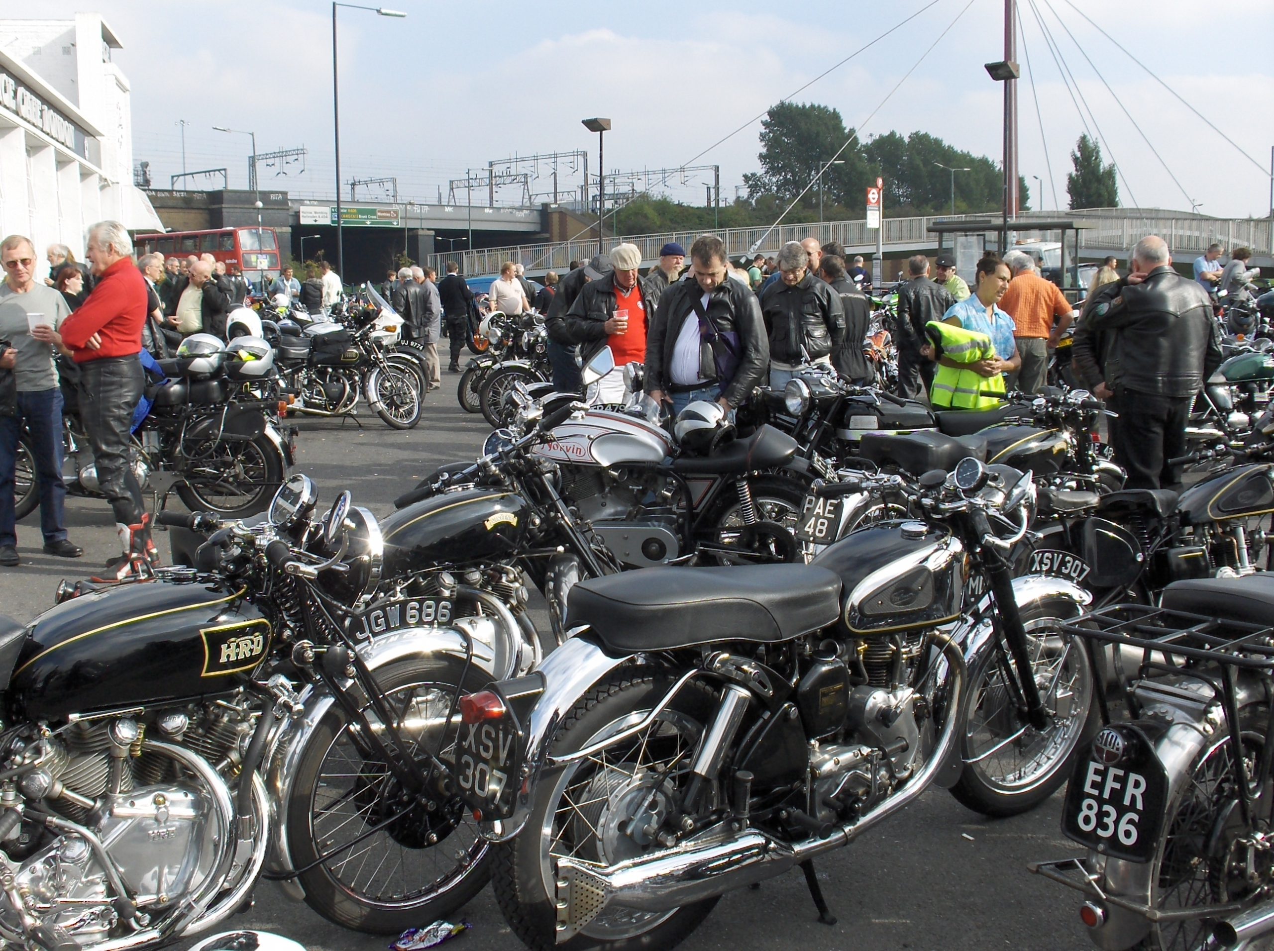 Brit 'v's & Classic Day At The Ace Cafe