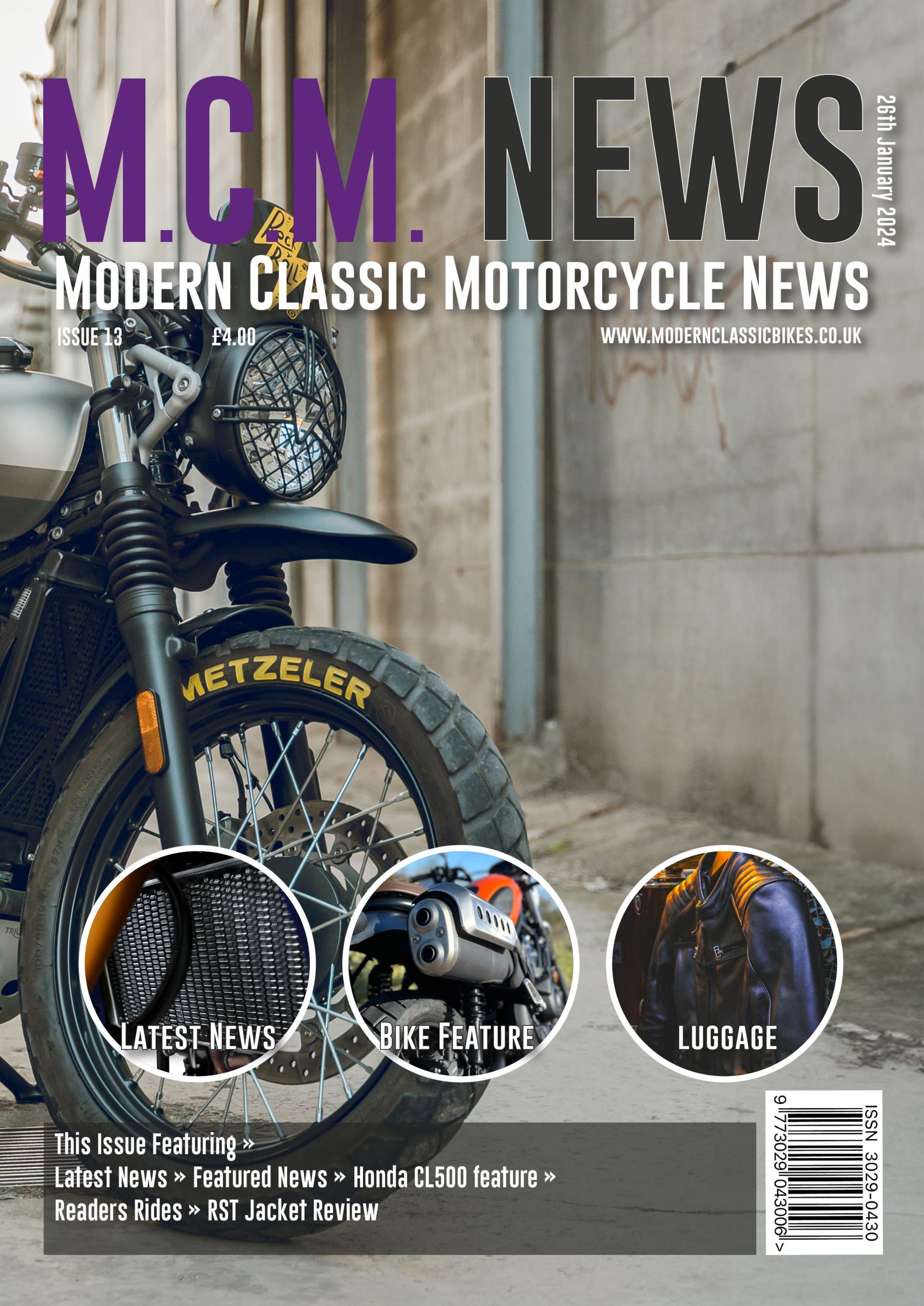 Modern Classic Motorcycle News - Issue 13 - Printed