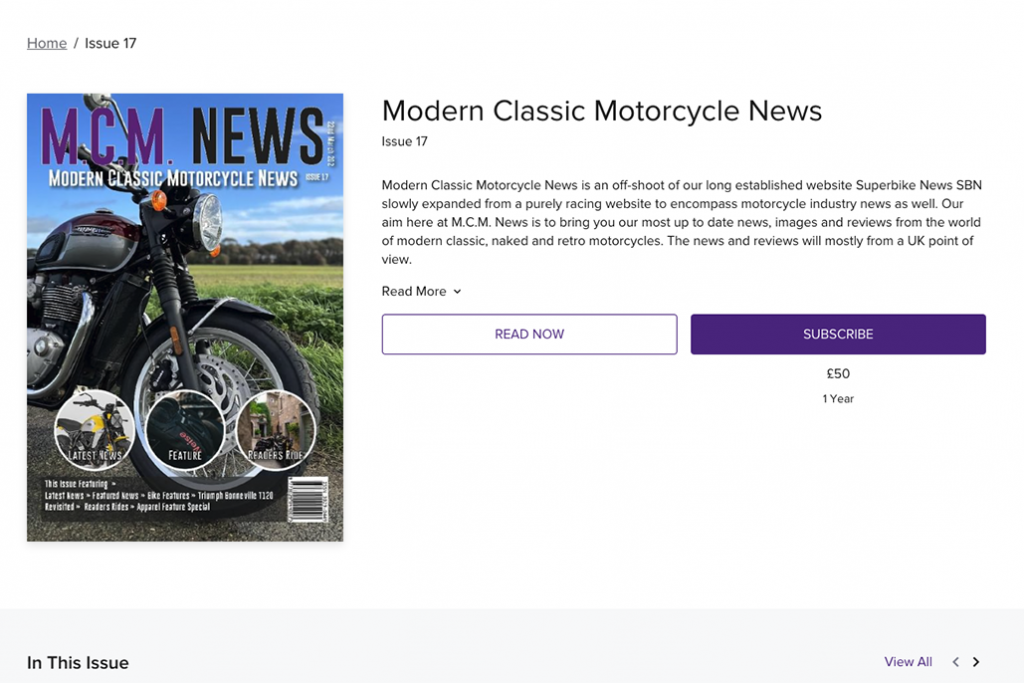 Just Dropped Issue 17 - Modern Classic Motorcycle News