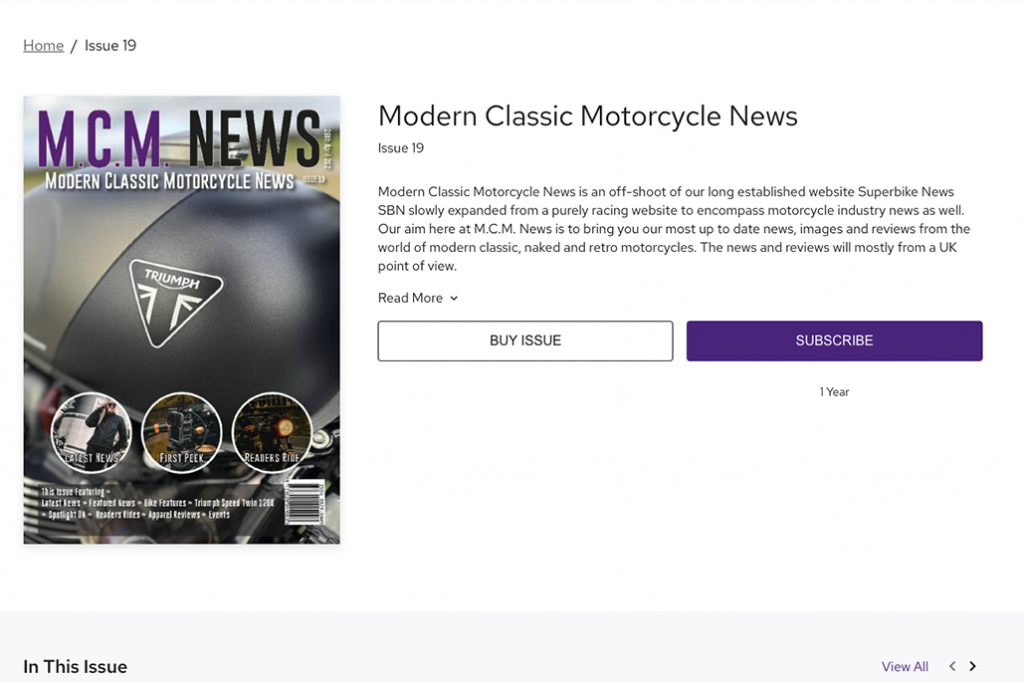 Just Dropped Issue 19 - Modern Classic Motorcycle News