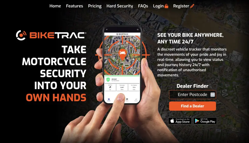 Biketrac Launch Lifetime Warranty At Motorcycle Live