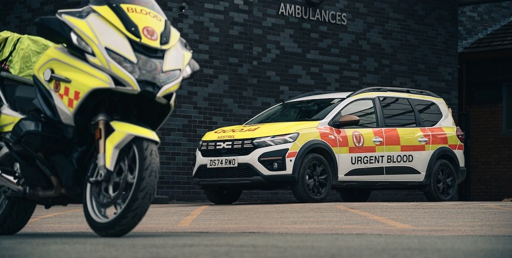 Dacia Jogger Helps Blood Bikes Deliver ‘a Positive’ And Vital Service To Nhs Hospitals And Patients