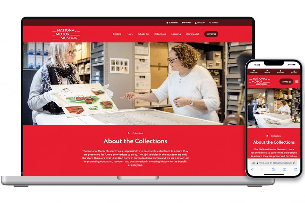 Brakes Are Off New Look National Motor Museum Website