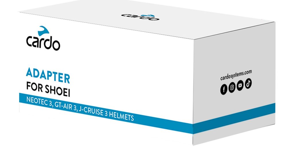 Cardo Unveils Adapter For Seamless Integration With Shoei Gen 3 Helmets