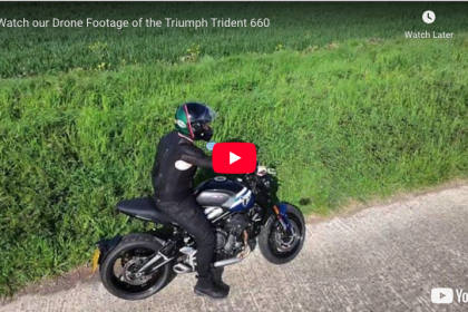 Watch Our Drone Footage Of The Triumph Trident 660 - Watch Here