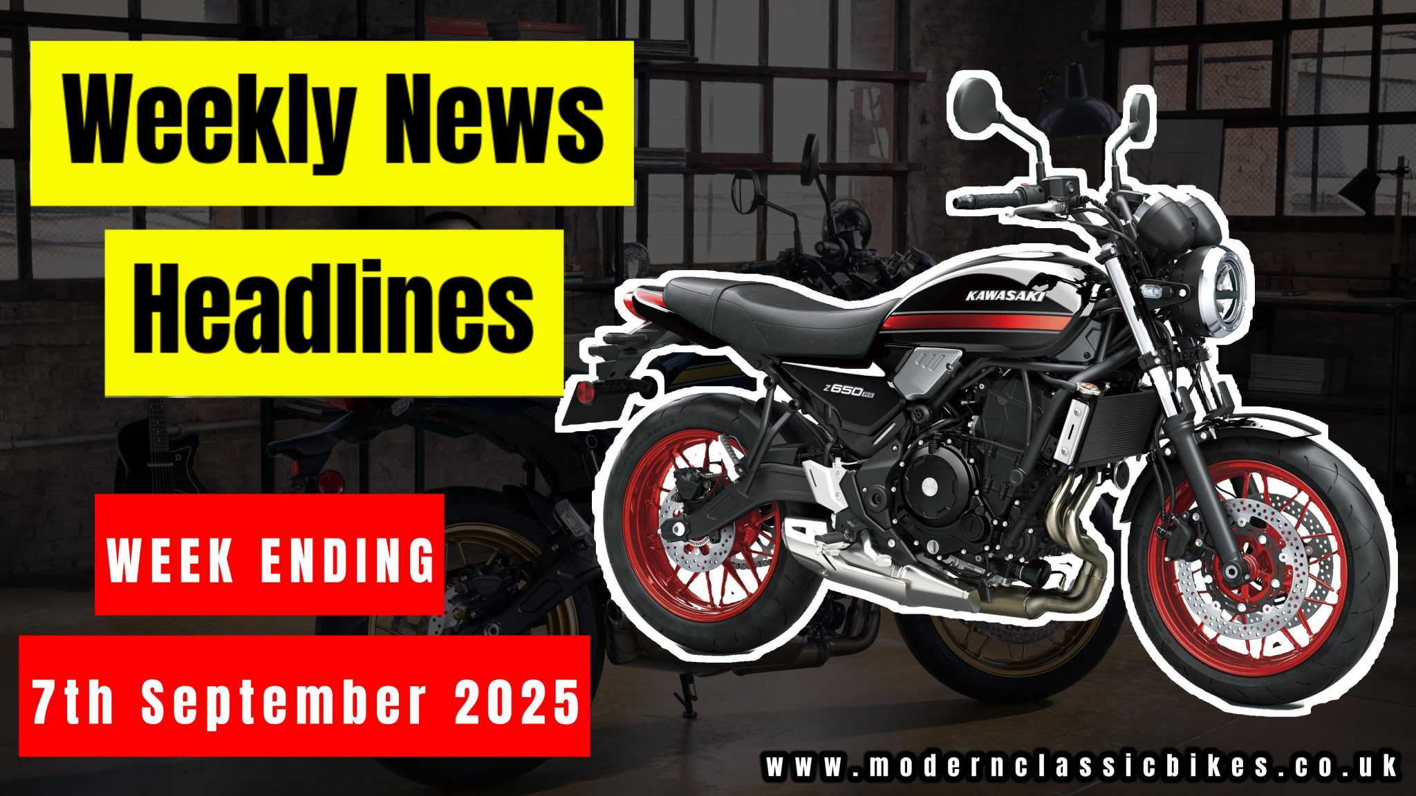 Modern Classic Motorcycle News Headlines - Weekly Round Up - Week Ending 7Th September 2025