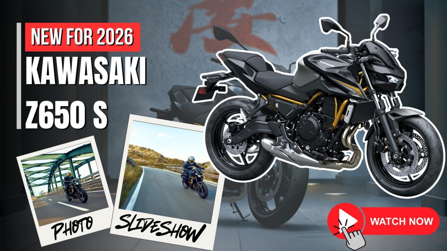 2026 Kawasaki Z650S - Video Slideshow - Watch Here