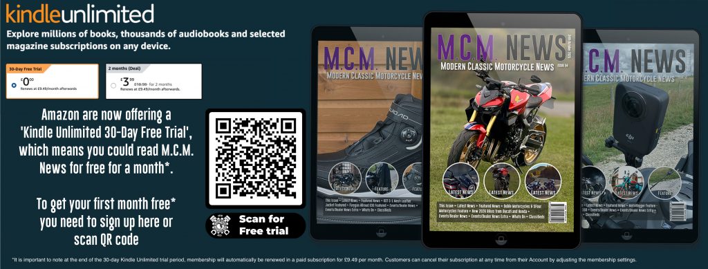 Modern Classic Motorcycle News Magazine On Kindle Unlimited - 1St Month Free