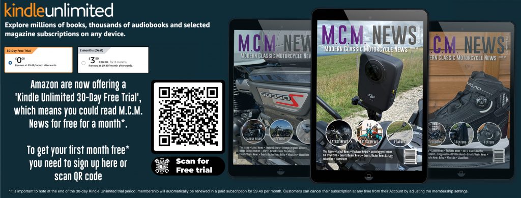 Modern Classic Motorcycle News Magazine On Kindle Unlimited - 1St Month Free