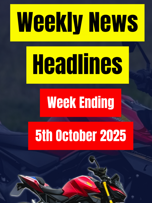 News Headlines – Weekly Round Up – Week Ending 5th October 2025