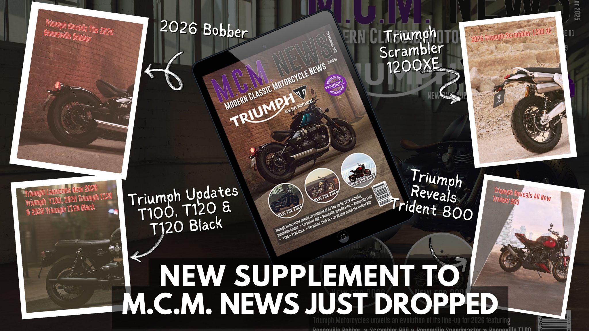 New Triumph Supplement Of M.c.m. News Has Dropped On Kindle