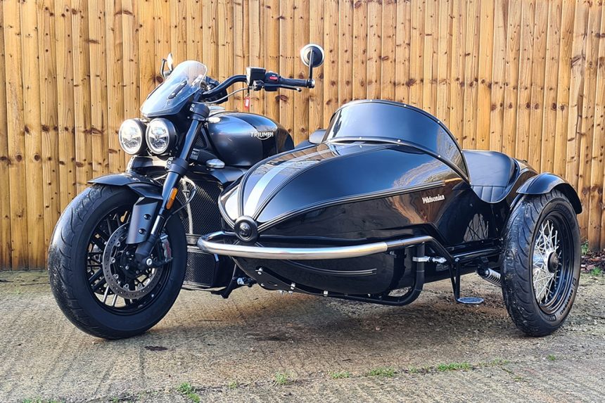 Stealthy Sidecar For Triumph Rocket 3