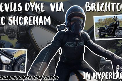 Fast-Paced Hyperlapse Motorcycle Ride Devils Dyke To The Coast