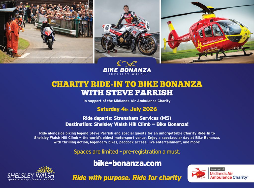 Full-Throttle Hill Climb Motorcycling At Shelsley Walsh Hill Climb