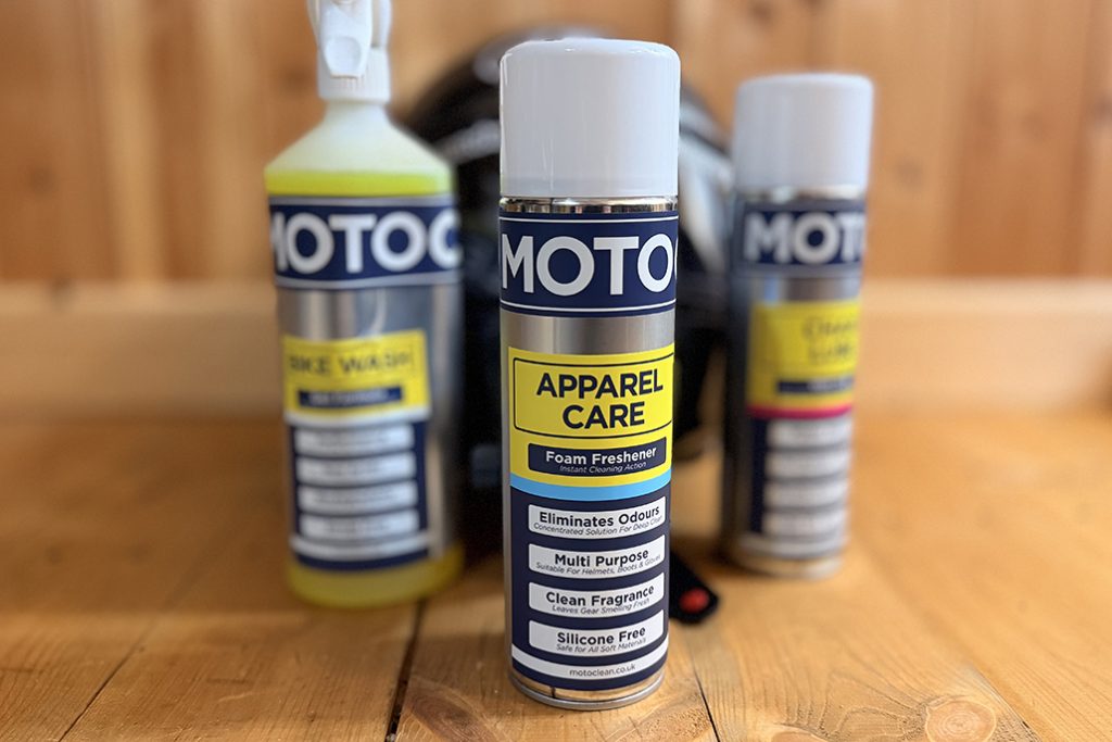 Revitalise Your Gear: Motoclean Apparel Care Foam Freshener