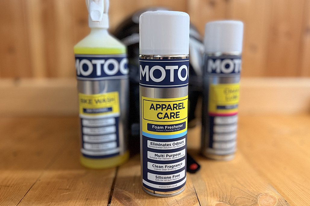 Revitalise Your Gear: Motoclean Apparel Care Foam Freshener