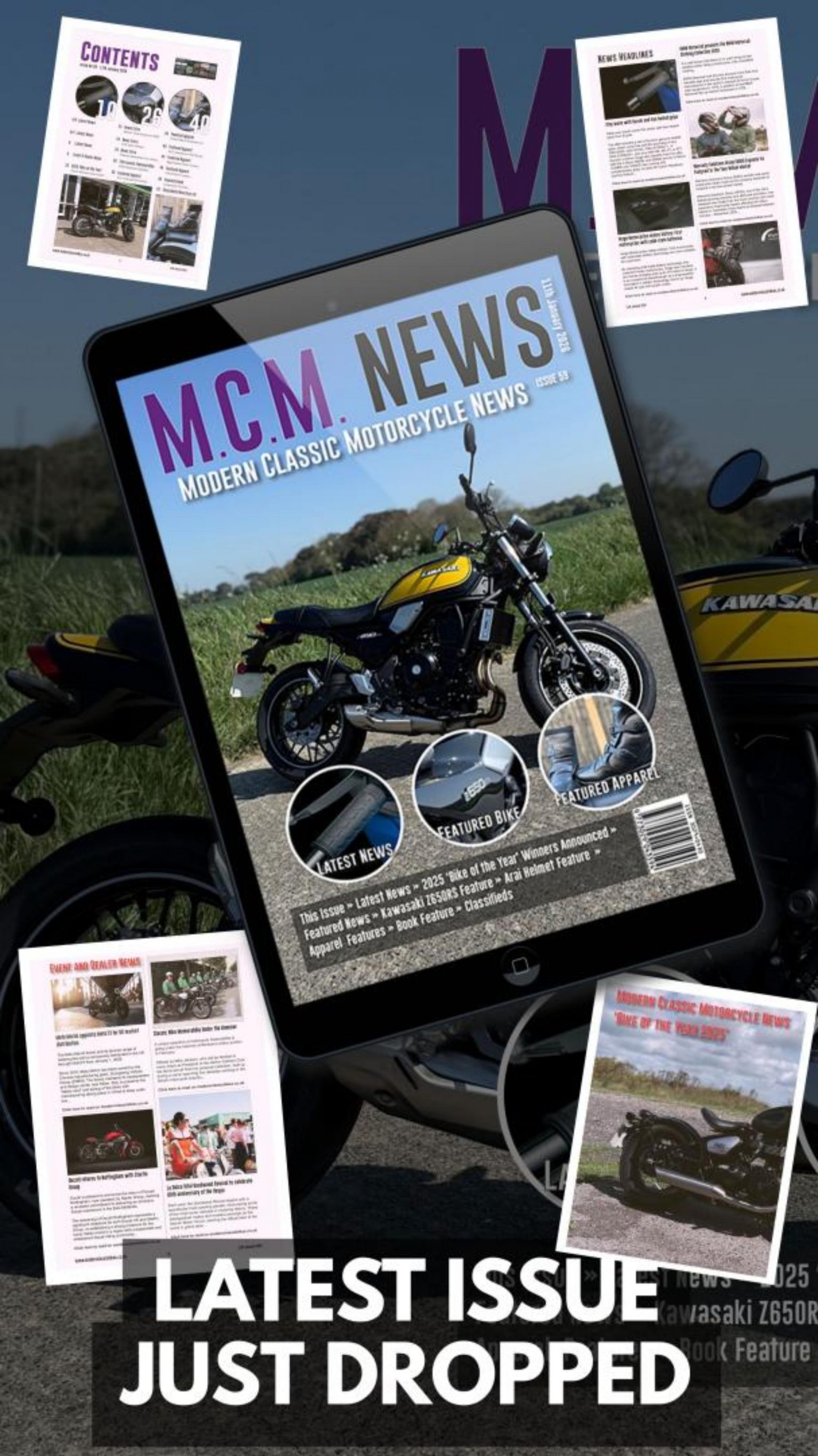 Modern Classic Motorcycle News Magazine On Kindle Unlimited - 1st Month Free