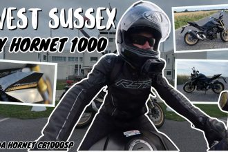 Riding West Sussex On Honda Cb1000Sp Hornet Using A Dji 360