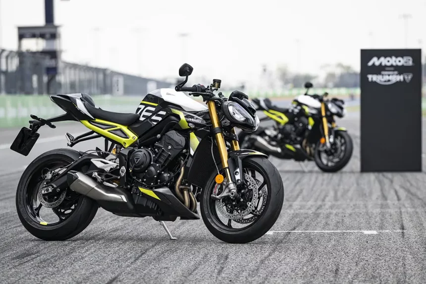 Triumph Reveals Exclusive Moto2 Prize Bikes And 100% Sustainable Fuel Testing