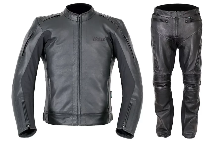 Weise Waterproof Leather Jacket And Jeans