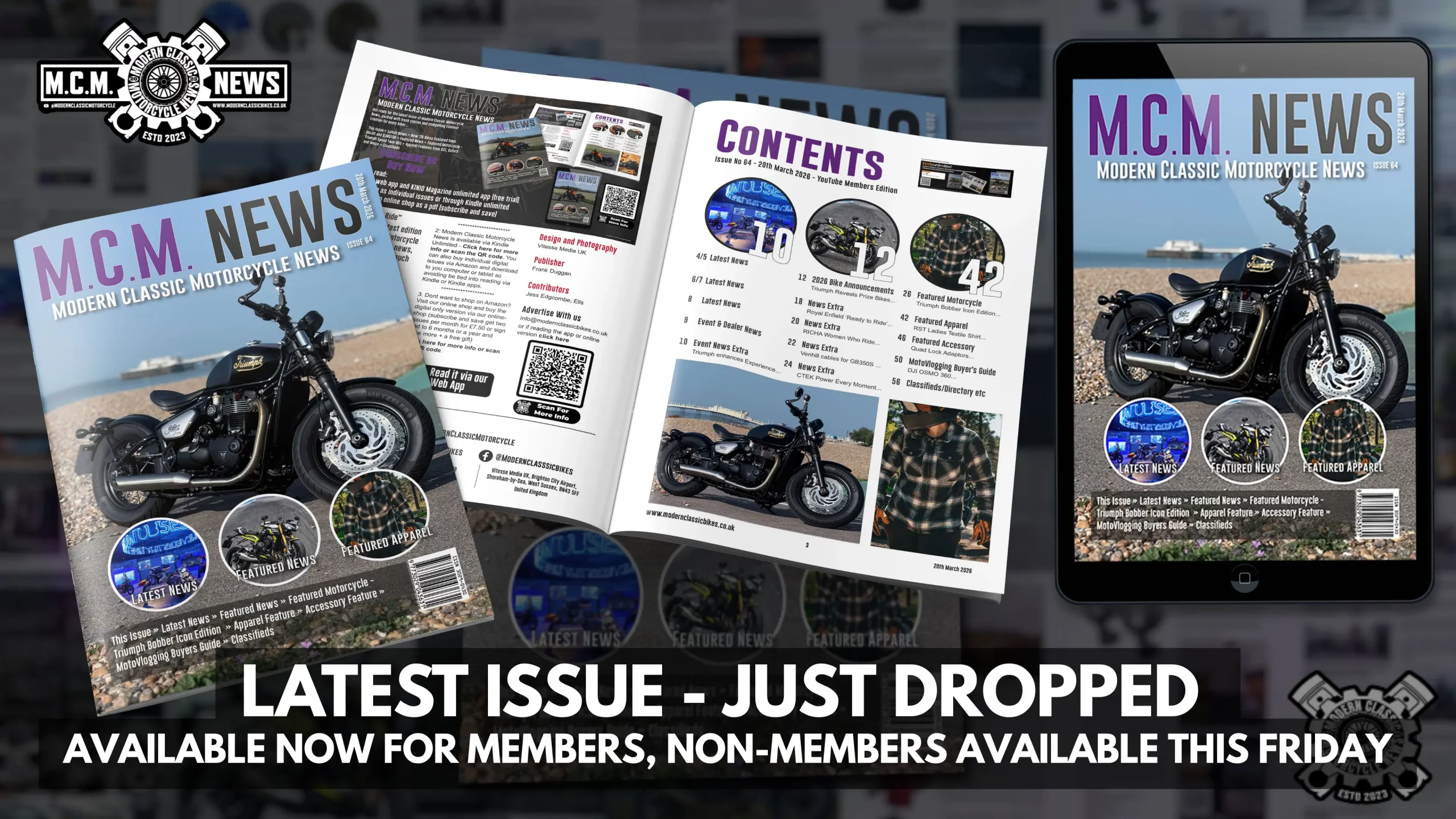 Modern Classic Motorcycle News - Magazine