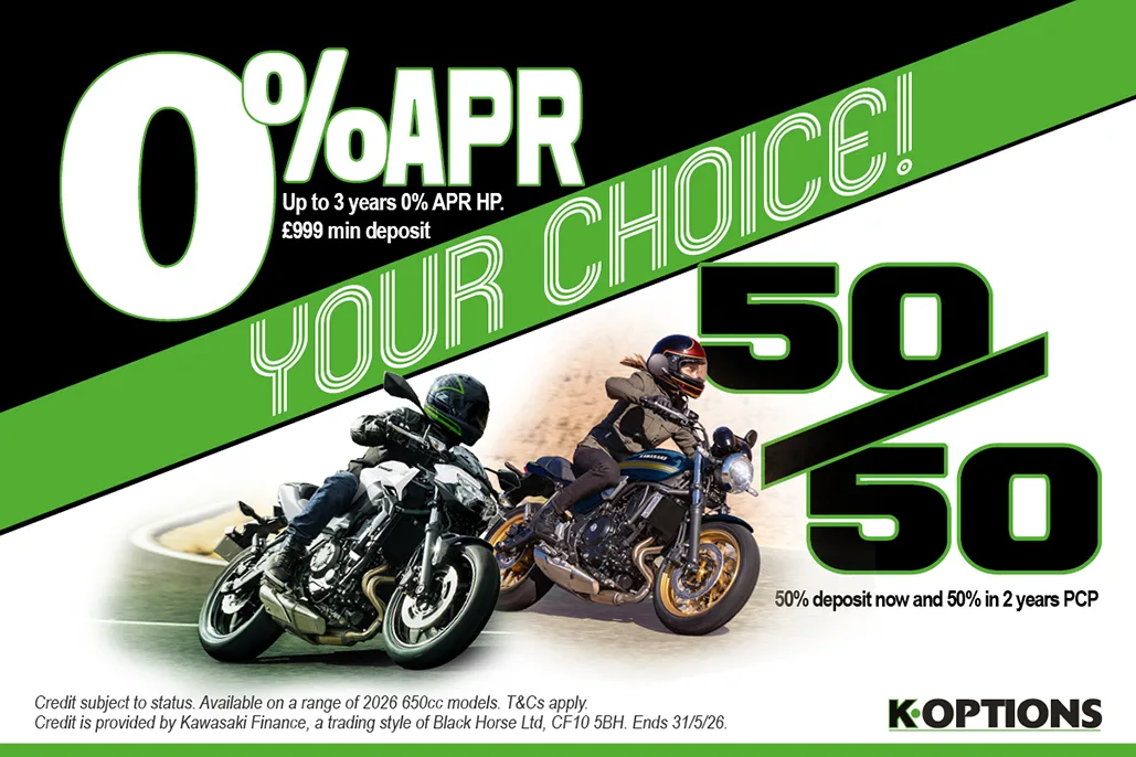 Kawasaki Uk Unveils Exciting New Offers Across Its Range
