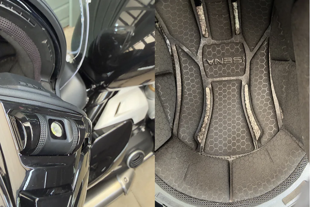 Our Sena Phantom Mesh Intercom Helmet Feature