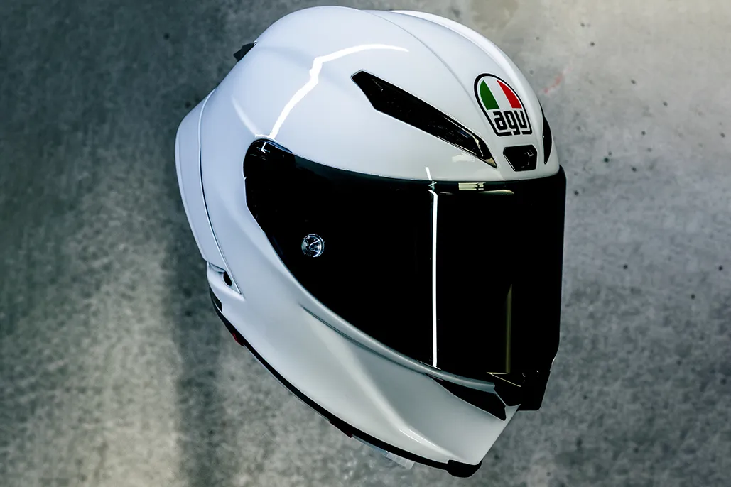 Agv Unveil The Pista Gp Rr Mono White To The North American Market