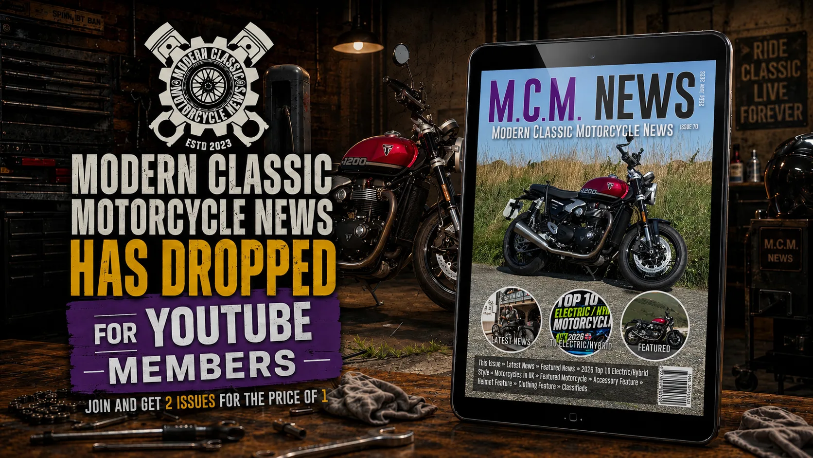 Modern Classic Motorcycle News - Magazine Modern Classic Motorcycle News - Magazine