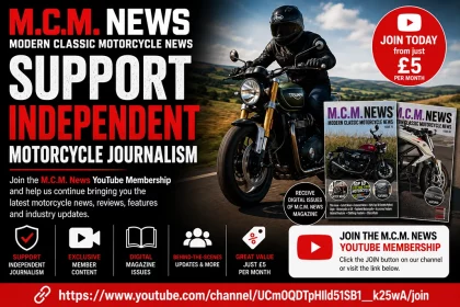 Join The M.c.m. News Youtube Membership - Support Independent Motorcycle Journalism