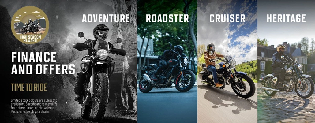 Royal Enfield Rewards: Free Exhausts, Touring Packs &Amp;Amp; Finance