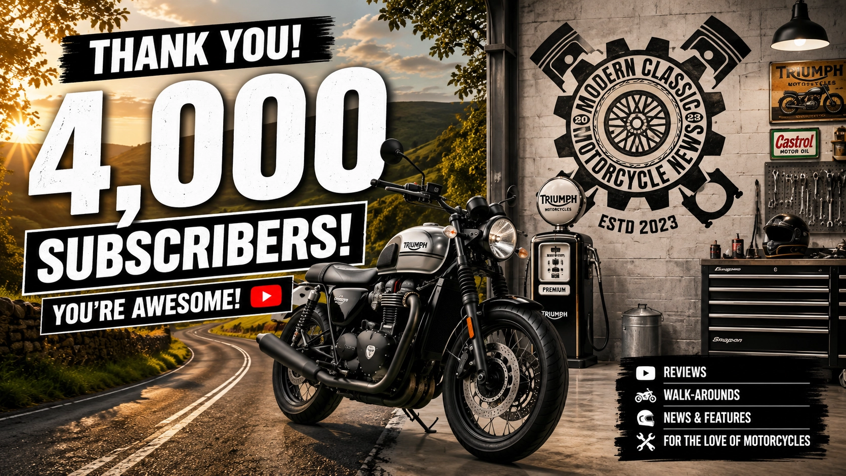 Thank You For Helping Us Reach 4,000 Youtube Subscribers!