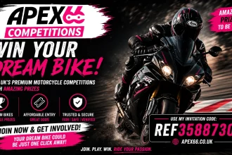 Win Your Dream Motorcycle With Apex66 Competitions
