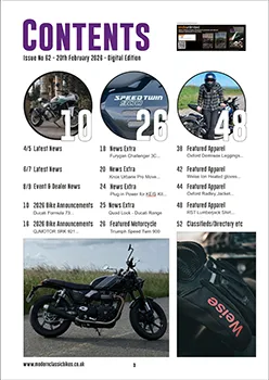 Modern Classic Motorcycle News - Issue 62 Modern Classic Motorcycle News - Issue 62